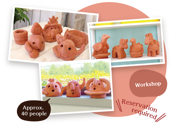 Haniwa Making Experience (Approx. 40 people). Workshop, Reservation required