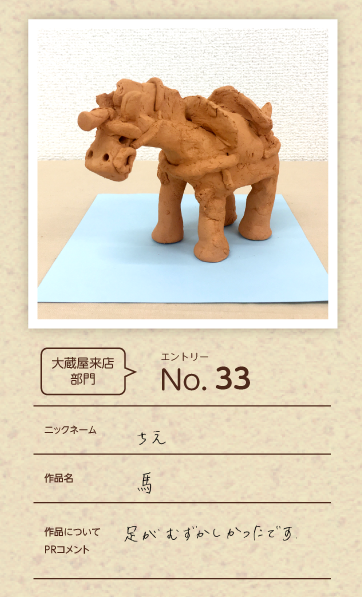 大蔵屋特別賞作品「馬」