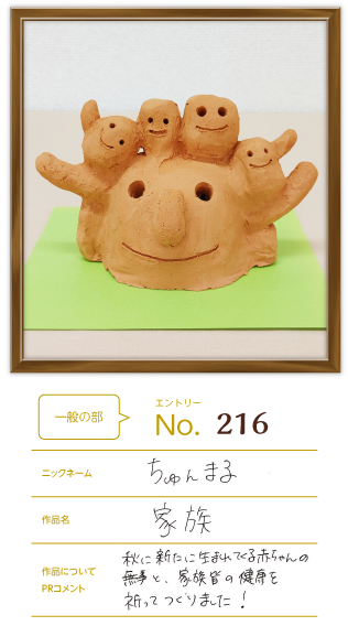 親子で優秀賞作品「家族」