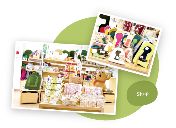 销售古坟和埴轮商品　Shop