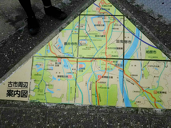写真：古市周辺案内図