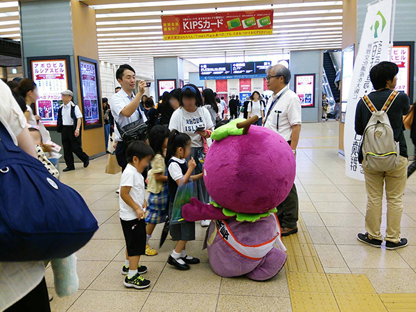 写真：イベントの様子　つぶたん