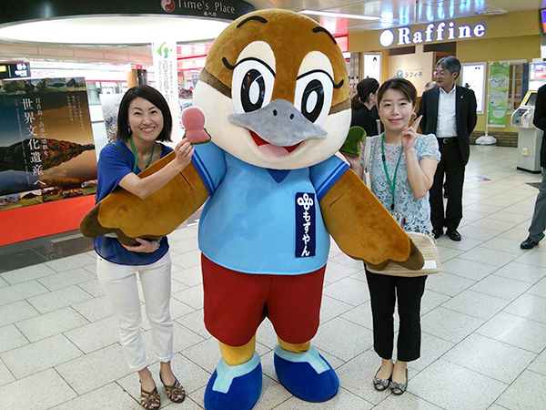 写真：もずふる応援隊ともずやん