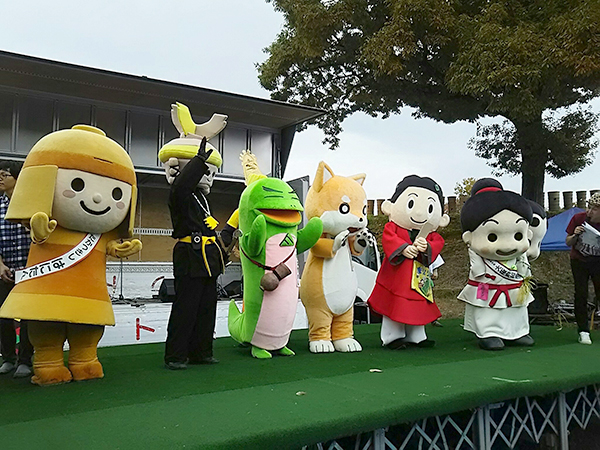 写真：古代ゆるキャラステージ