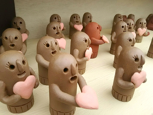 写真：埴輪の置物