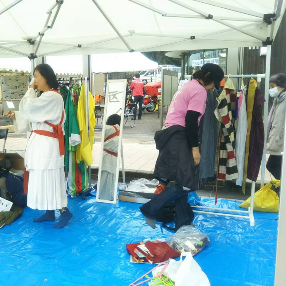 写真：古墳DEるるる 古代衣装体験